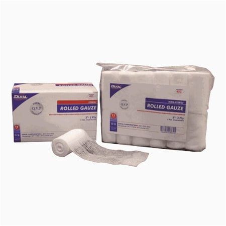 Non-Sterile- Rolled Gauze- 4 In.- 2-ply